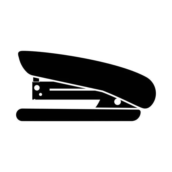 Stapler icona di colore nero  . — Vettoriale Stock