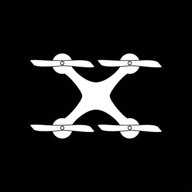 Uçak beyaz renk simgesi .