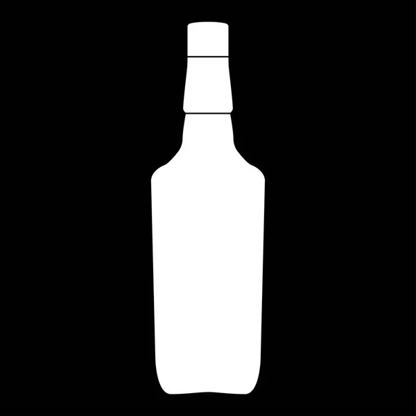 威士忌酒白颜色图标 . — 图库矢量图片