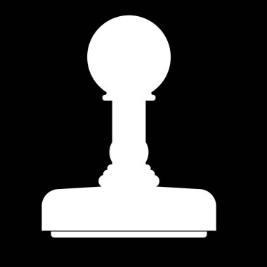 Lastik pullar beyaz renk simgesi .