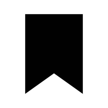 Yer işareti siyah renk simgesi .