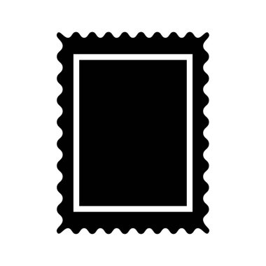 Pul siyah renk simgesi .