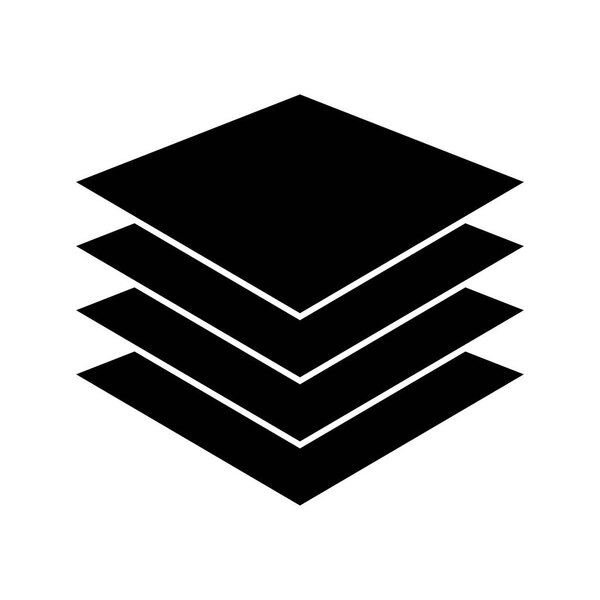 Список подписей или куча бумаги черного цвета значок
 .