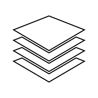 İşareti liste veya kağıtları siyah renkli simge yığını .