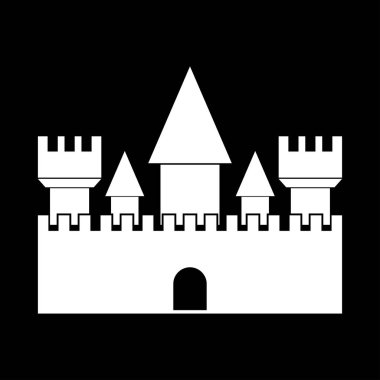 Kale beyaz renk simgesi .