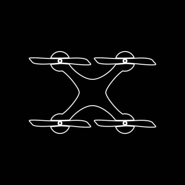 Uçak beyaz renk simgesi .