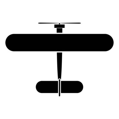 Çift kanatlı siyah renk simgesi .