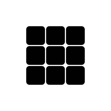 Panel girin siyah renk simgesi .