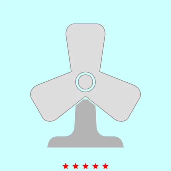 Ensemble de ventilateur c'est icône de couleur  . — Image vectorielle