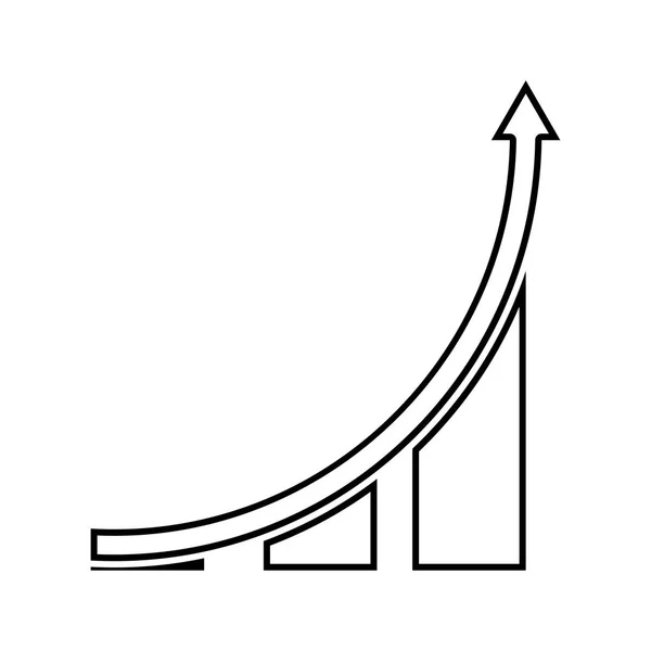 Grafik siyah renk simgesi . — Stok Vektör