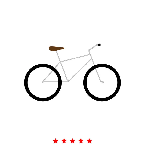 Велосипед это икона  . — стоковый вектор
