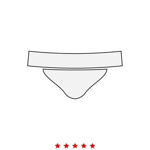 Culotte de femme c'est icône  . — Image vectorielle