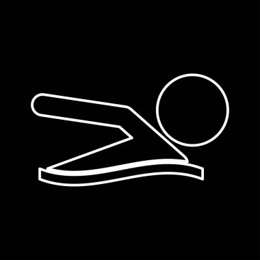 Simge yoktur bir adam yüzer .