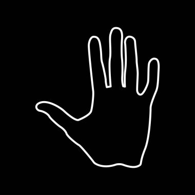 İnsan el simgesi olduğunu .