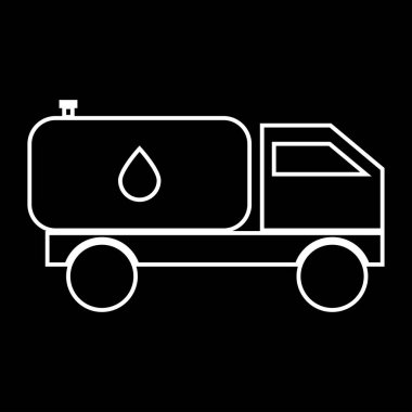 Bu simgedir Sarnıcı kamyon .