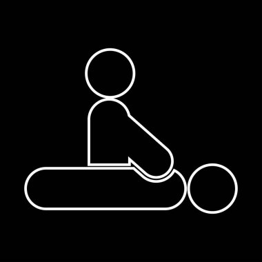 Bu simgedir terapist Masaj .