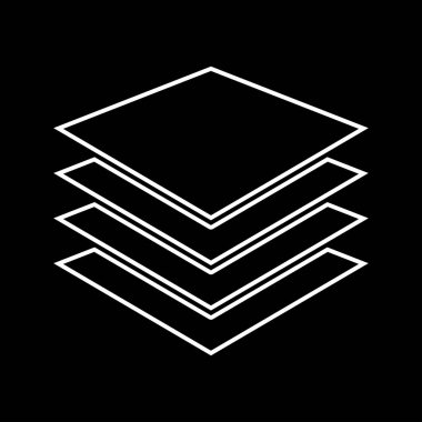 İşareti liste veya yığın kağıtları simgesidir .