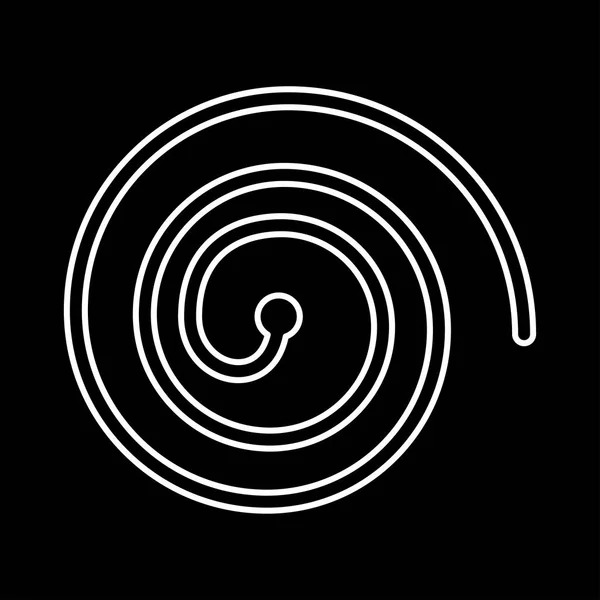 Spirale ist Ikone . — Stockvektor