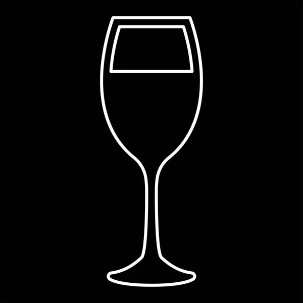ガラスのワインそれはアイコン . — ストックベクタ