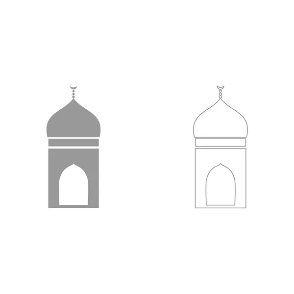 Mezquita es el icono  . — Archivo Imágenes Vectoriales