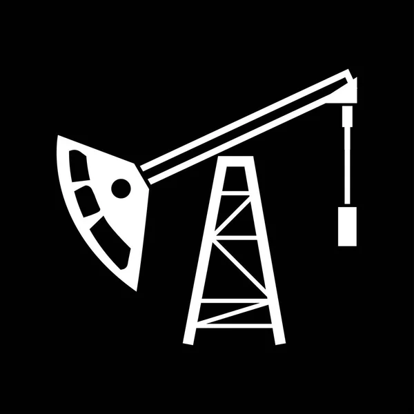 Plate-forme pétrolière c'est icône  . — Image vectorielle