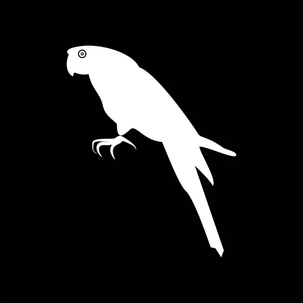 Parrot is het pictogram . — Stockvector