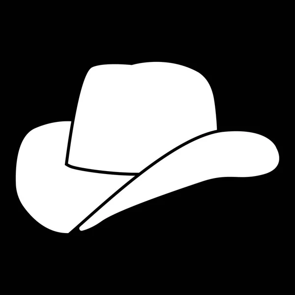 Chapeau de cowboy c'est icône  . — Image vectorielle