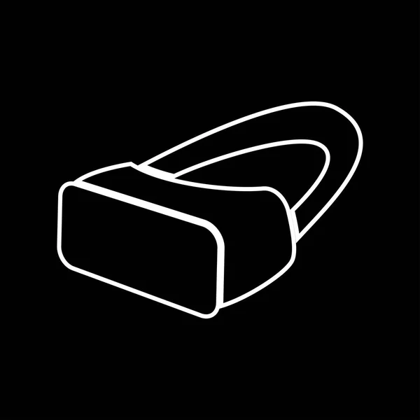 Lunettes VR c'est icône  . — Image vectorielle