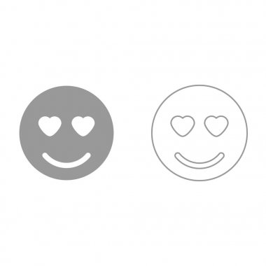 Siyah simgedir gülümseme .