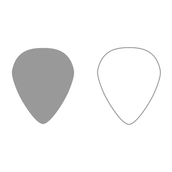 Médiateur pour guitare c'est icône noire  . — Image vectorielle
