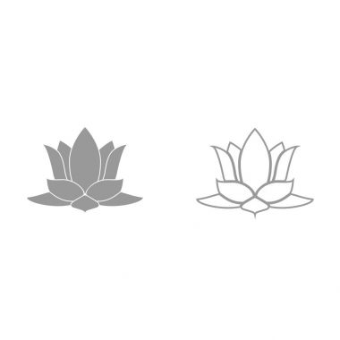 Siyah simgedir lotus çiçeği .