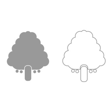 Siyah simgedir meyve ağacı .