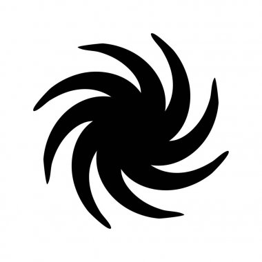 Mountain View siyah simgesi .