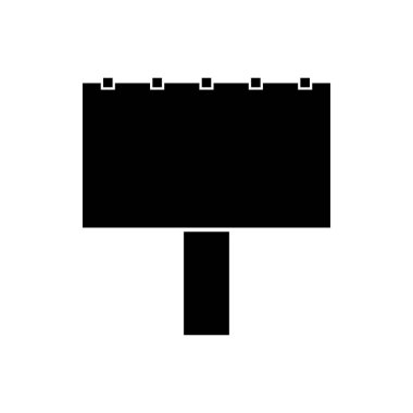 Dışarıda siyah simgesi .