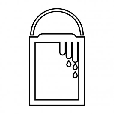 Banka bir boya ile siyah simge yoktur .