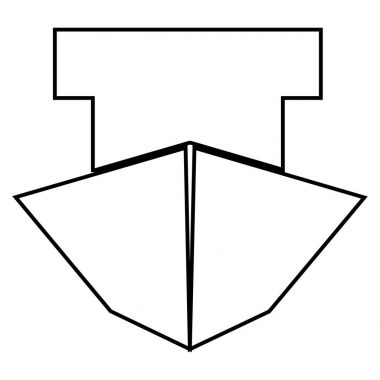 Siyah simgedir gemi .