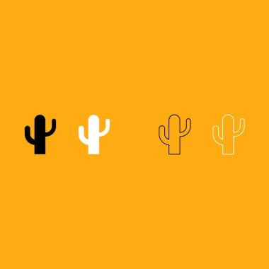 Beyaz simgedir kaktüs . 