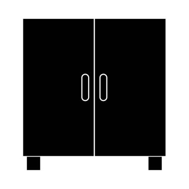 Dolap veya siyah simgedir dolabı .