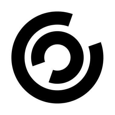 Siyah simgedir yük .