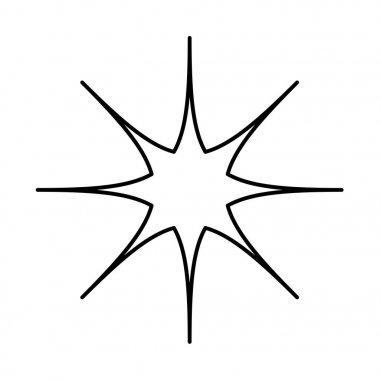 Siyah simgedir yıldız .