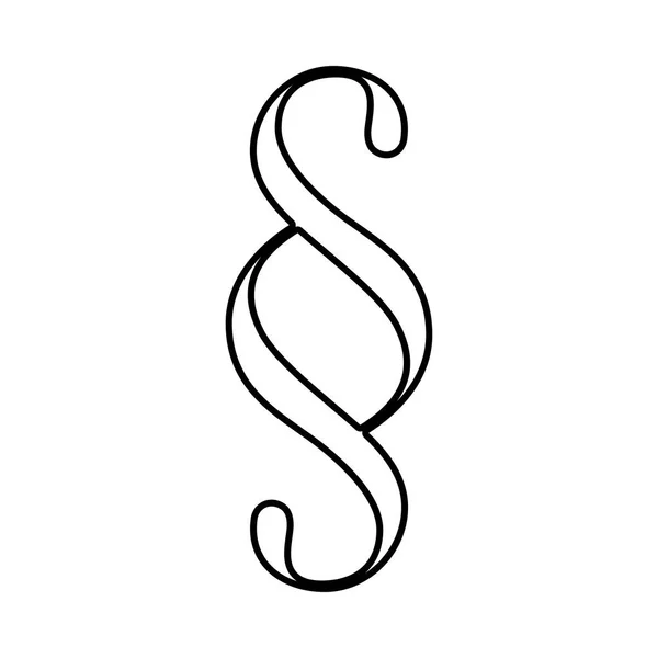 Symbole de paragraphe c'est icône noire  . — Image vectorielle