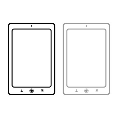 Yol siyah ve gri renk ile Smartphone