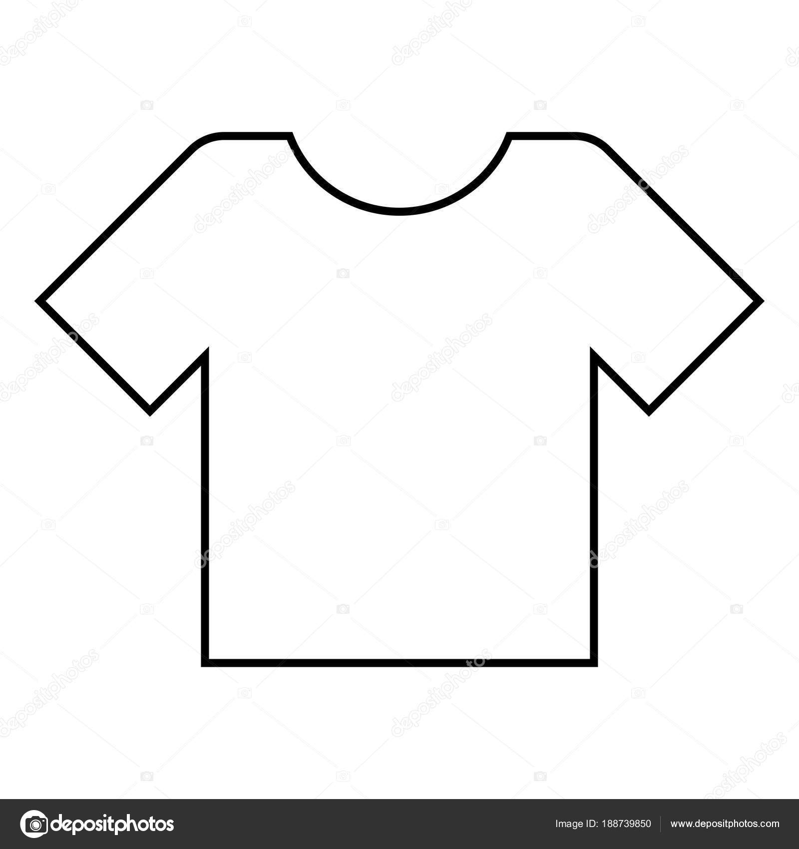 Download T-shirt icon black color illustration flat style simple ...