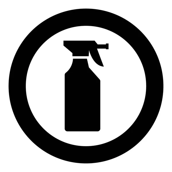 Household chemicals  icon black color in circle — Stock Vector