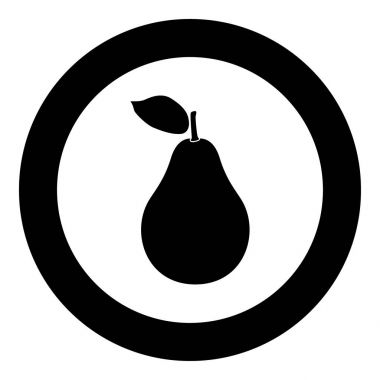 Armut simge siyah renkli daire içinde