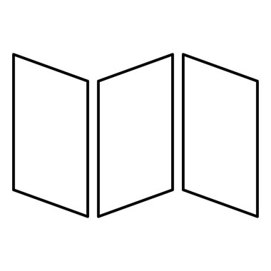 Simge siyah renkli düz stil basit görüntü illüstrasyon göster