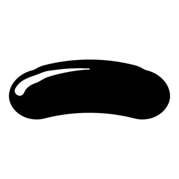 Mydło ikona czarny kolor wektor ilustracja płaski styl obraz — Wektor stockowy