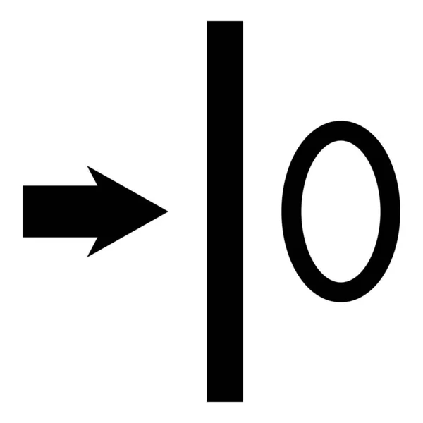 Benutzerdefinierte Aufkleber Bezeichnung Auf Der Tapete Symbol Symbol Schwarze Farbe — Stockvektor