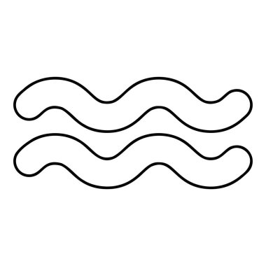 Duvar kağıdı simgesi üzerinde yıkanabilir tanımlama ana hatları siyah renk vektör illüstrasyonu düz resim biçimi