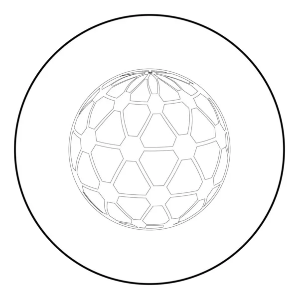 Global World Concept Points Connection Network Idea Business Sphere Sense — Stockový vektor